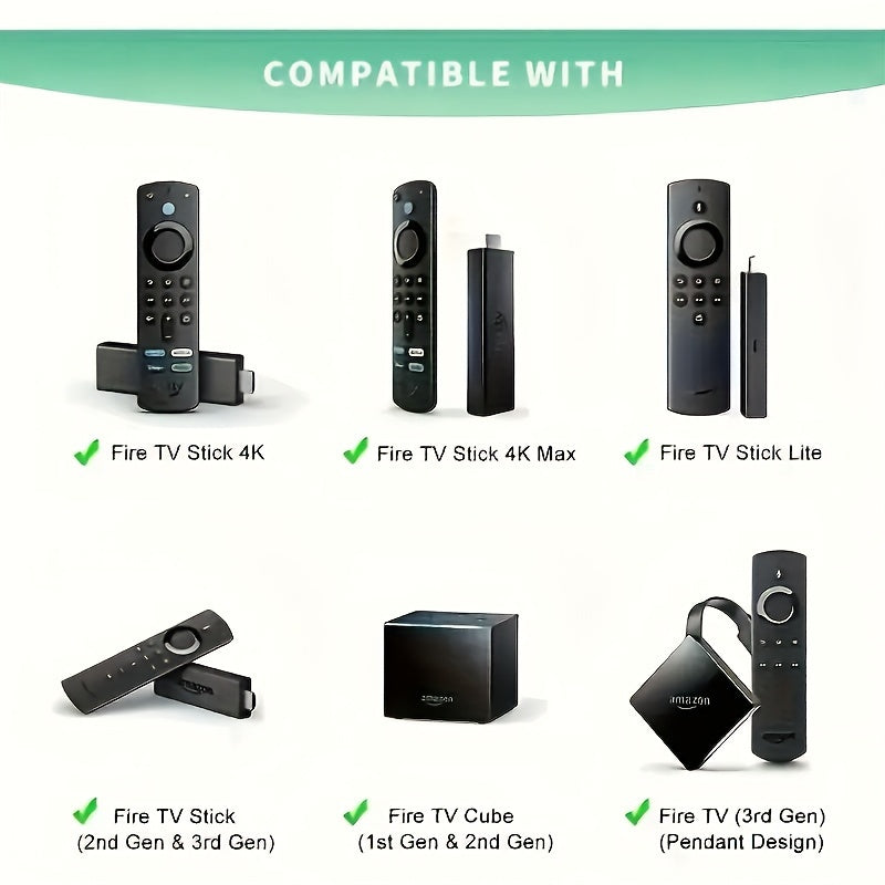 Control remoto por voz compatible con dispositivos multimedia de transmisión Fire TV, actualiza su Fire TV Stick Cube con este control remoto por voz Alexa de reemplazo de tercera generación L5B83G