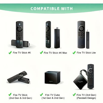 Control remoto por voz compatible con dispositivos multimedia de transmisión Fire TV, actualice su Fire TV Stick Cube con este control remoto por voz Alexa de reemplazo de tercera generación L5B83G