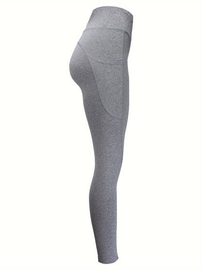 Leggings de yoga de cintura alta con bolsillo, 4 piezas, sin costuras, que realzan los glúteos y son elásticos, ropa deportiva para mujer, para otoño e invierno, cintura ancha