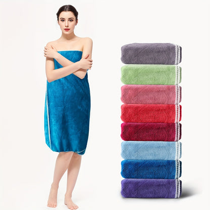 Toalla de baño de poliéster de lujo: toalla oblonga tejida moderna, temática espacial súper suave, patrón sólido, extra grande y ultra absorbente, 290 g/m²