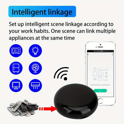 WiFi IR Control remoto Tuya control remoto en casa inteligente para TV, DVD, aire acondicionado, AUD, funciona con Alexa Google Home