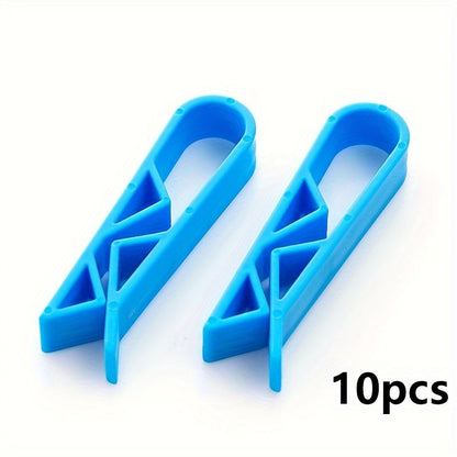 Clips prácticos y duraderos para bolsas de basura, soportes para bolsas de basura, antideslizantes y fáciles de usar, para cocina, baño, oficina, etc.