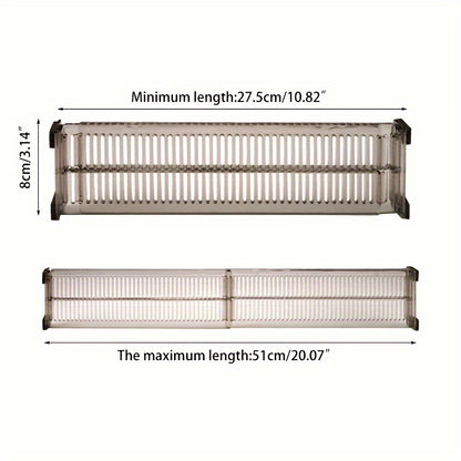 2 piezas/set Divisores de Cajón de Cocina, Organizador de Almacenamiento Duradero DIY, Herramientas Separadoras Sin Perforaciones para Armario, Adecuado para Cocina, Baño y Dormitorio, Organizadores de Hogar y Almacenamiento.