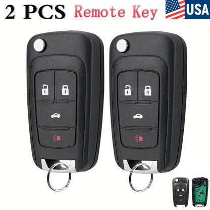 2 uds Control remoto de llave de coche con tapa para Chevrolet Camaro Equinox Malibu Impala Cruze para Buick LaCrosse Regal Verano Encore para GMC Terrain 2010 2011 2012 2013 2014 2015 2016 2017 2018 2019 2020 2021 2022