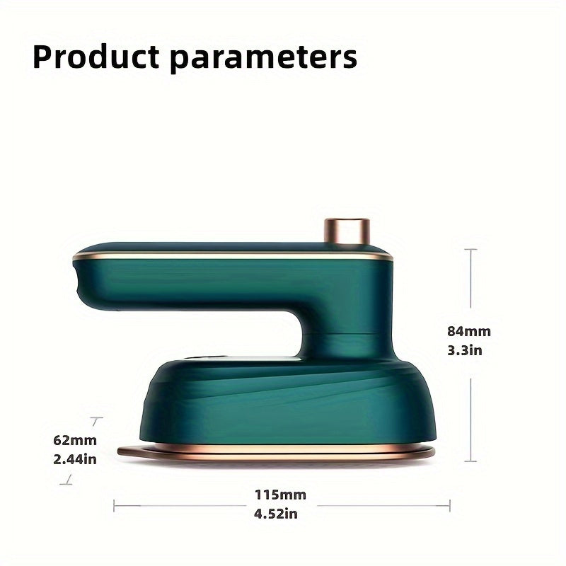 Plancha De Vapor Portátil Máquina De Planchar Colgante, Plancha Plegable Compacta, Calentamiento Rápido, Giratoria De 180 °, Fácil De Viajar Y Recorte Rápido, Vapor Penetrante Fuerte Que Elimina Las Arrugas, Plancha Pequeña Para El Hogar, La Oficina,