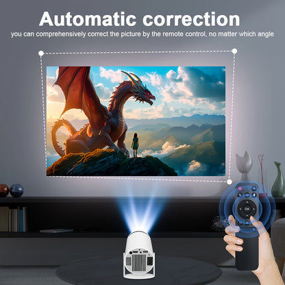 Proyector Magcubic Support 4K Dual Wifi Misma pantalla HY300 Enchufe estadounidense Hi-chip A3100 200ANSI 1280*720P Wifi dual Cine en casa Portátil para exteriores