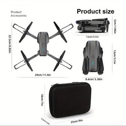 Nuevo E99 K3 Drone RC profesional, cámara dual, cuadricóptero RC plegable doble, juguete de control remoto con retención de altura, regalo navideño para interiores y exteriores, aviones no tripulados baratos