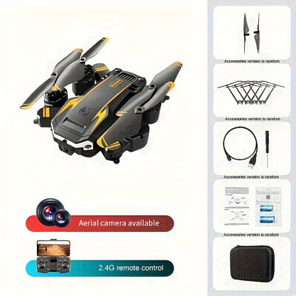 Mini dron cuadricóptero plegable S6 con cámaras duales: juguete de helicóptero de control remoto para adultos y niños, sistema de evitación de inteligencia y desplazamiento automático, diseñado para principiantes, niños y niñas como Acción de Gracias