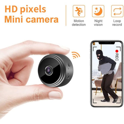 Mini cámara WiFi 1080P HD Cámara IP Seguridad para el hogar Mini videocámara inalámbrica magnética Micro cámara de videovigilancia con visión nocturna por infrarrojos