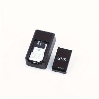 Localizador GPS GF07 Mini localizador de seguimiento Seguimiento en tiempo real Posicionamiento remoto de vehículos Grabación de teléfonos móviles Instrumento de prevención de pérdida auditiva Larga espera