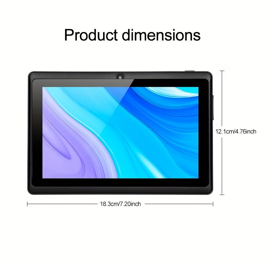 Tableta ATMPC de 17,78 cm, 2 GB de RAN, 32 GB de ROM para tableta PC Android 11 con procesador Quad Core, pantalla HD IPS, cámara dual, WiFi, tableta con estuche, 2023