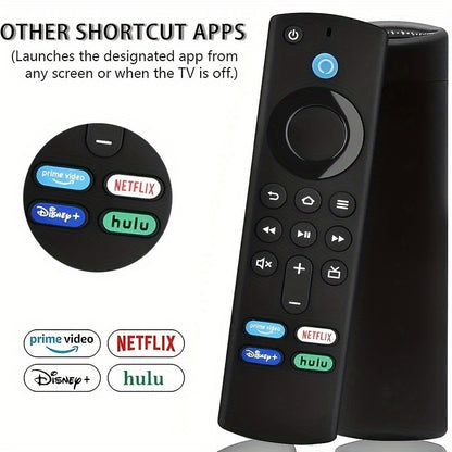 Control remoto por voz compatible con Fire TV, actualice su Amazon Fire TV Stick con el control remoto de reemplazo por voz L5B83G.