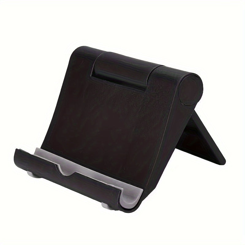 Soporte para teléfono móvil, soporte ajustable multiángulo, duradero, antideslizante, NEGRO/BLANCO, soporte para teléfono móvil para escritorio, soporte plegable para teléfono móvil, soporte ajustable para tableta compatible con iPhone, iPad, Samsung