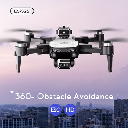 Drone S2S de larga resistencia, baterías duales, con cámara dual, WiFi FPV, mantenedor de altura cuadricóptero plegable dual, experimente la alegría del vuelo con drones, control remoto o operación dual con teléfono móvil, regalo para hombres princip