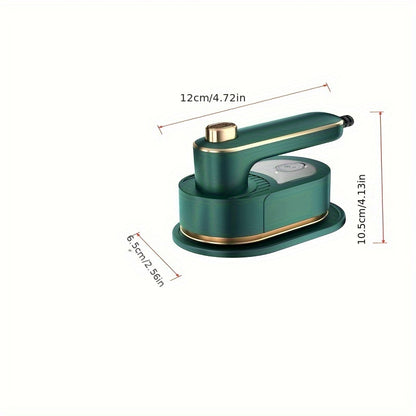 Plancha De Vapor Portátil Para Ropa, Mini Plancha Pequeña Plegable, Calentamiento Rápido, Plancha De Vapor De Mano Giratoria Plegable De 180 °, Almacenamiento Compacto Y Conveniente, Adecuado Para Viajes Familiares Y Universidad-US