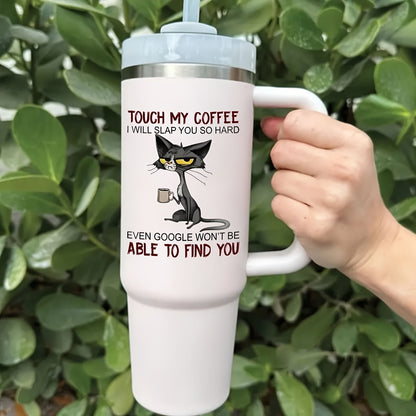 4 piezas de diseño de café con bebida de gato, pegatinas para tazas UV DTF, paquete de pegatinas impermeables para decorar tazas, vasos, botellas, útiles escolares, etc., manualidades, suministros de arte DIY