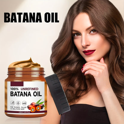 Acondicionador de aceite de Batana de 4.06 oz para el cuidado del cabello, aceite de Batana puro crudo, mascarilla para el cuidado del cabello para todo tipo de cabello