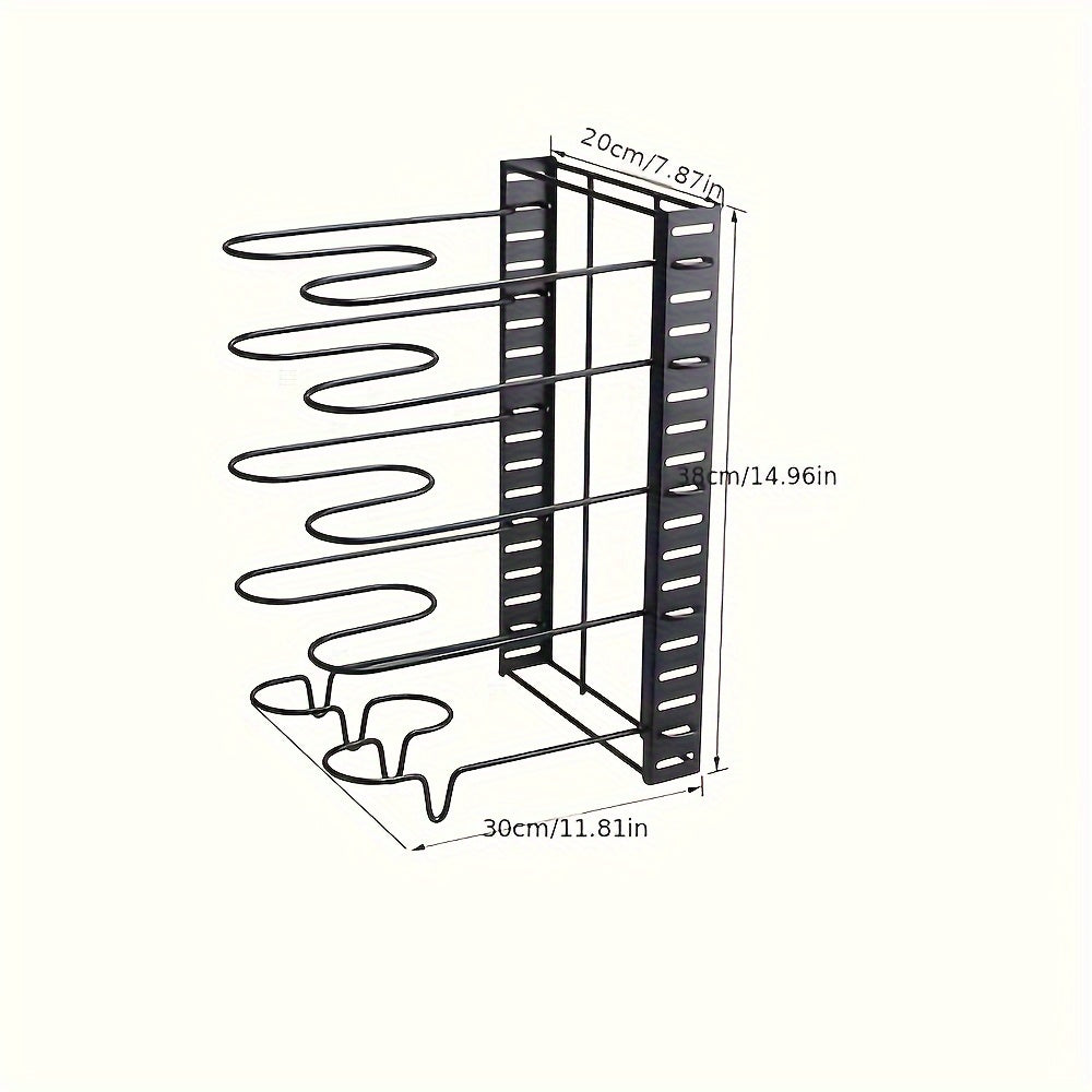 Estante Expandible para Almacenamiento de Ollas y Sartenes, útil para Utensilios de Cocina, Ahorra Espacio, Organizadores y Accesorios de Cocina.