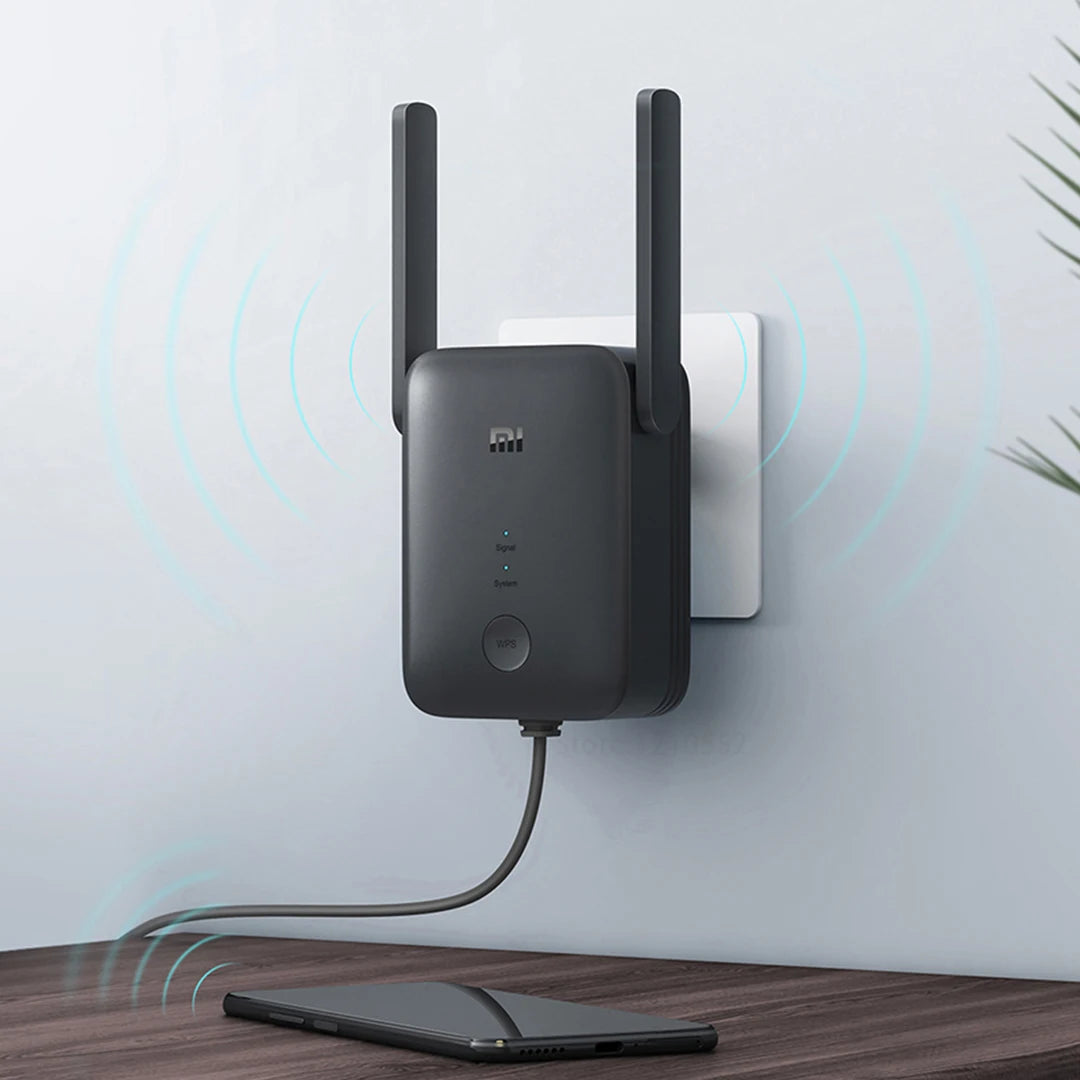 Xiaomi-extensor de rango WiFi Mi versión Global, enrutador de señal WiFi, amplificador de puerto Ethernet de 2,4 Mbps, AC1200, banda de 1200 GHz y 5GHz, nuevo