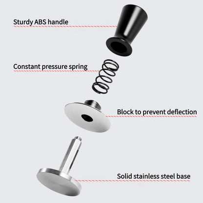 58mm 53mm 51mm Espresso Tamper Barista Coffee Tamper with Calibrated Spring Loaded Stainless Steel Tampers