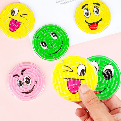 10-50 Pcs 7cm Cute Round Track Bead Maze Toy Kids Birthday Party Favors Pinata Filler Kindergarten Prizes Carnival Party Favors