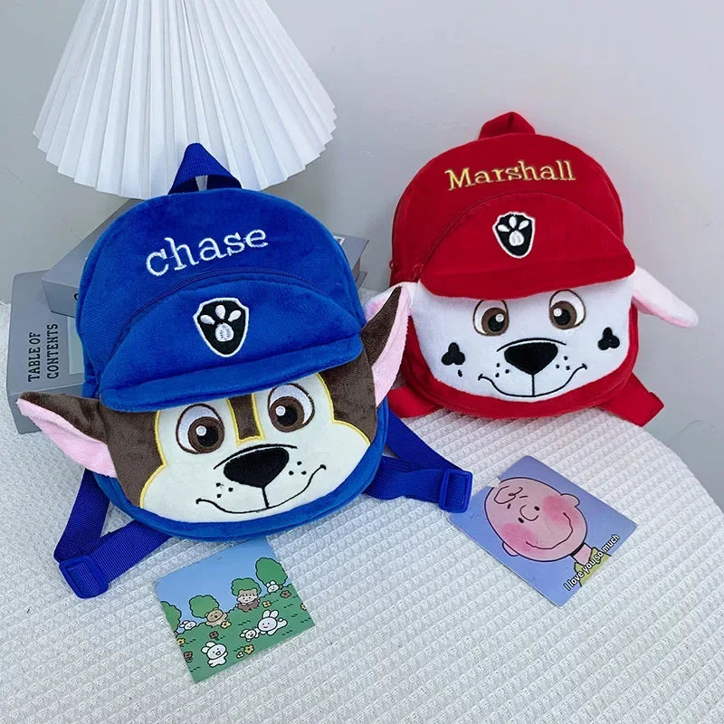 Mochila De felpa de la patrulla canina para niños, Bolsa Escolar de dibujos animados, cachorro, perro, Skye, Chase, Marshall, jardín de infantes, regalo para bebés y niñas