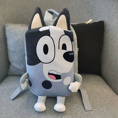 Mochila de dibujos animados Bluey Bingo para niños, figura de Anime familiar, mochila escolar para niños, regalos para niños