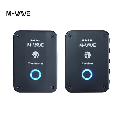 Sistema de Monitoreo de auriculares inalámbrico M-VAVE, transmisor receptor recargable, estéreo, Mono y función de silencio, 2,4 GHz