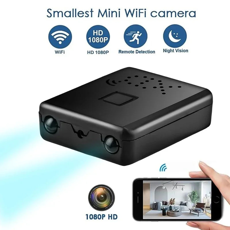 Xiaomi-minicámara inalámbrica con Wifi, videocámara HD de 1080P con visión nocturna, detección de movimiento para bebé y mascota, cámara IP de vigilancia HD