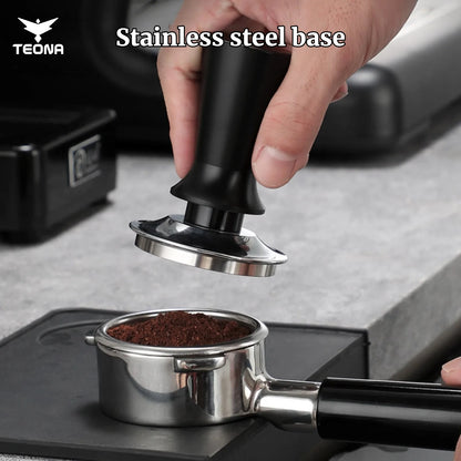 58mm 53mm 51mm Espresso Tamper Barista Coffee Tamper with Calibrated Spring Loaded Stainless Steel Tampers