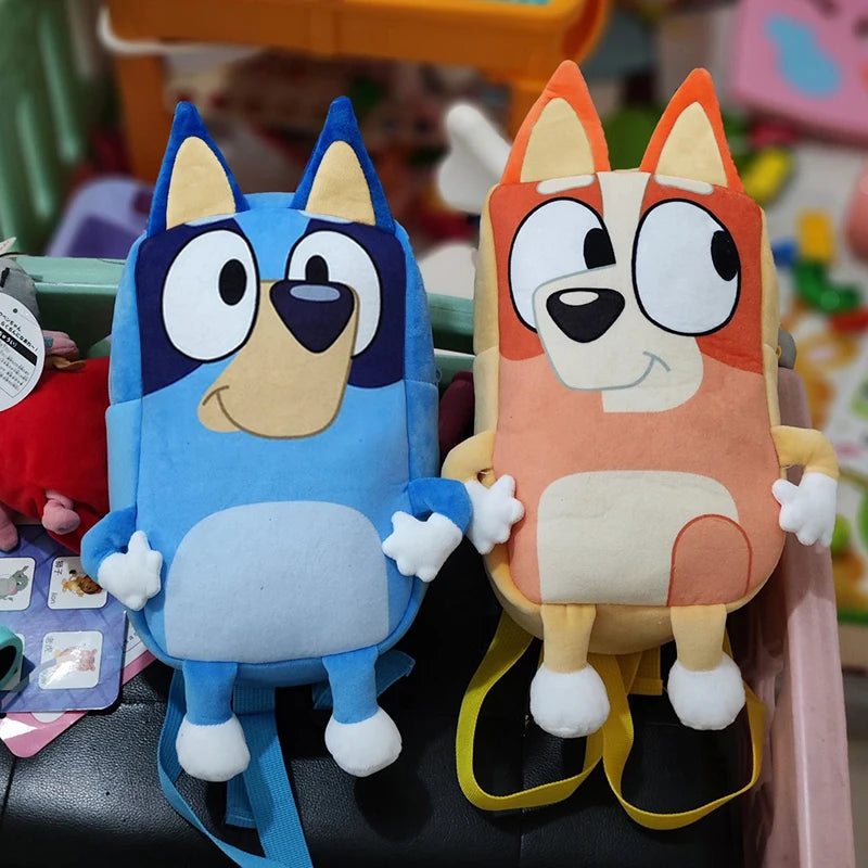 Mochila de dibujos animados Bluey Bingo para niños, figura de Anime familiar, mochila escolar para niños, regalos para niños