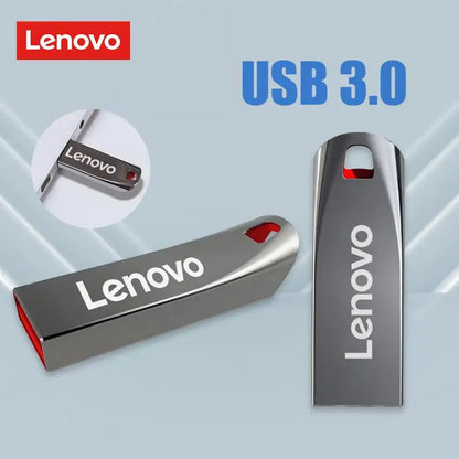 Lenovo-unidad Flash Usb 3,0 de 2TB, Pendrive de Metal de alta velocidad, 1TB, 512GB, 256GB, portátil, resistente al agua