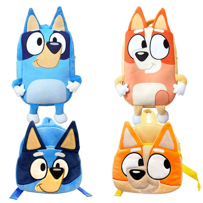 Mochila de dibujos animados Bluey Bingo para niños, figura de Anime familiar, mochila escolar para niños, regalos para niños