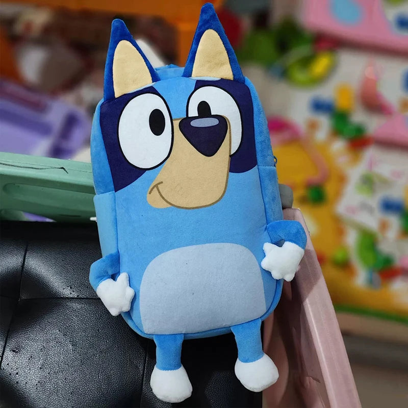 Mochila de dibujos animados Bluey Bingo para niños, figura de Anime familiar, mochila escolar para niños, regalos para niños