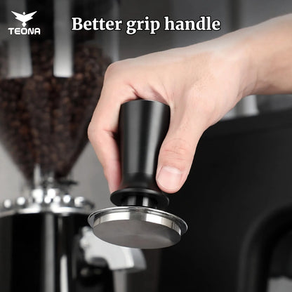 58mm 53mm 51mm Espresso Tamper Barista Coffee Tamper with Calibrated Spring Loaded Stainless Steel Tampers