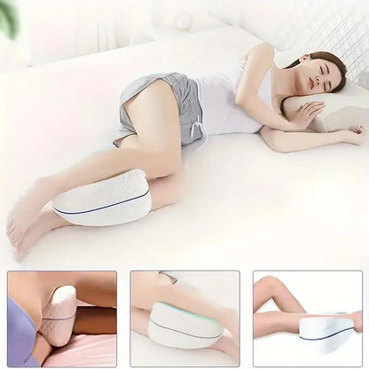 Almohada de algodón con memoria corporal para hombre y mujer, cojín ortopédico de espuma para aliviar el dolor de las piernas, los muslos, las caderas y la espalda, para uso en el hogar y para dormir