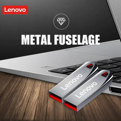 Lenovo-unidad Flash Usb 3,0 de 2TB, Pendrive de Metal de alta velocidad, 1TB, 512GB, 256GB, portátil, resistente al agua