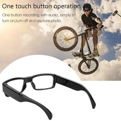 Minicámara de 1080p para grabar vídeo HD, gafas inteligentes para conducir, montar en bicicleta, con cámara para exteriores