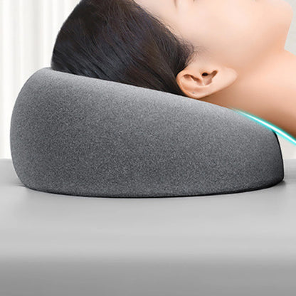 Almohada de espuma viscoelástica para salón de belleza, reposacabezas de masaje para el hogar, cómoda y ergonómica.