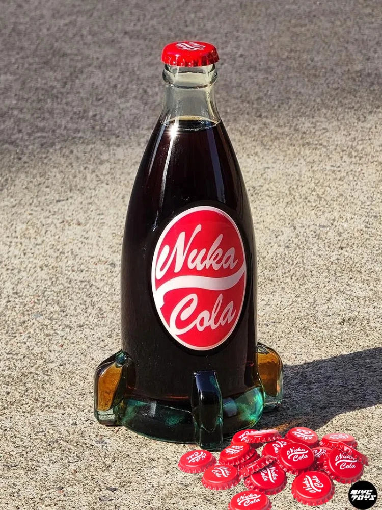 New Nukas Colas DIY Bottle with Cap Glass Bottle Cup No Liquid Figure Model Toy Peripherals Prop Gift Home Decoration Crafts