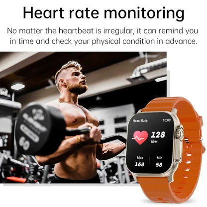 Nuevo reloj inteligente T10 U2 Watch Ultra IWO Watch Ultra NFC Smartwatch Serie 8 Llamada Bluetooth Reloj de fitness inalámbrico de 2,2 pulgadas