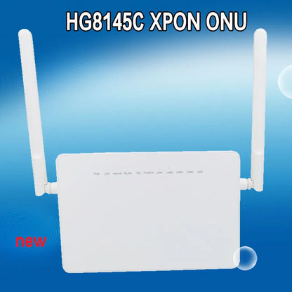 GPON ONU EPON HG8145C, termianl ONT Original con 1GE + 3FE + Voz + wifi, software en inglés compatible, 100% nuevo