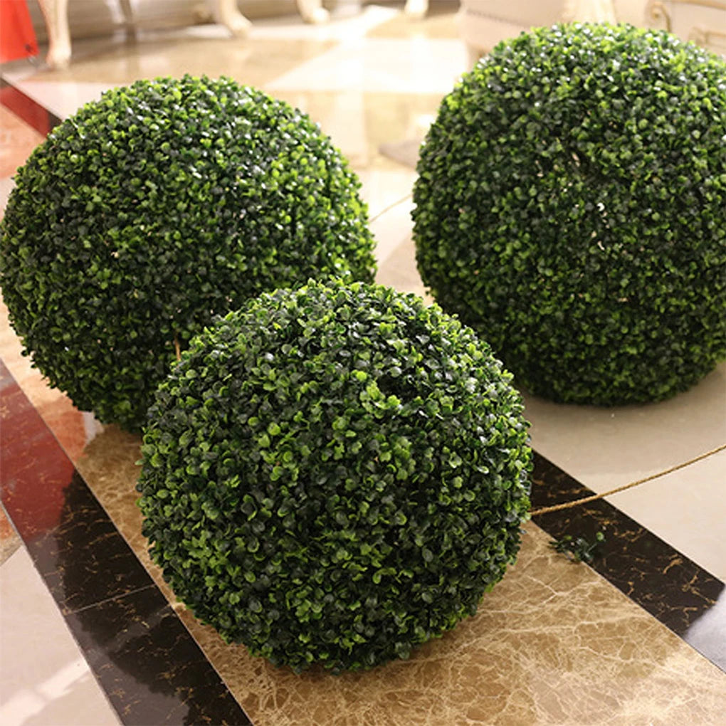 Eco-friendly Artificial Plant Ball Realistic Appearance Long-lasting Durability Indoor Or Outdoor