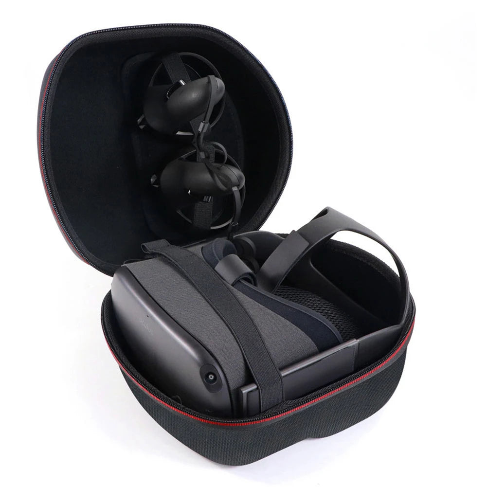 Estuche a los golpes para auriculares Vr, estuche de transporte de viaje para Realidad Virtual Oculus Quest 2, bolsas de almacenamiento ligeras portátiles