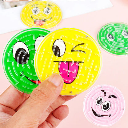 10-50 Pcs 7cm Cute Round Track Bead Maze Toy Kids Birthday Party Favors Pinata Filler Kindergarten Prizes Carnival Party Favors