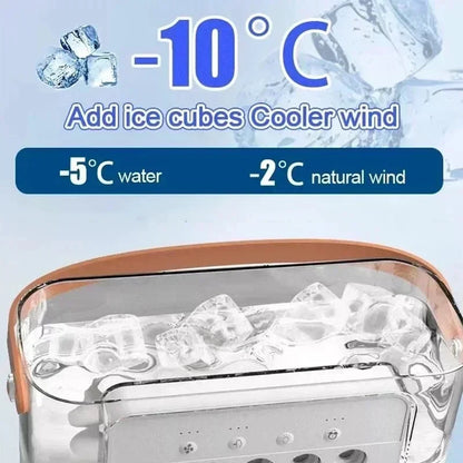 Ventilador de aire acondicionado 3 en 1 para el hogar, enfriador pequeño con luz LED nocturna, Humidificador portátil, ventilador de ajuste de aire para oficina y hogar