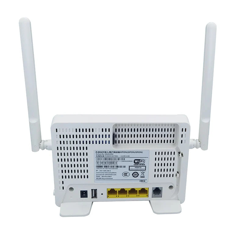 GPON ONU EPON HG8145C, termianl ONT Original con 1GE + 3FE + Voz + wifi, software en inglés compatible, 100% nuevo