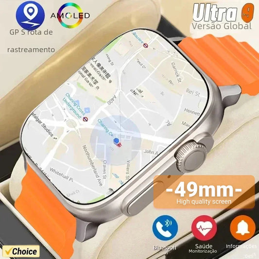 IWO-reloj inteligente Ultra 9 Gen 2 para hombre, accesorio de pulsera resistente al agua con pantalla HD de 49mm y 2024 pulgadas, GPS, NFC, PK HW8, novedad de 2,2