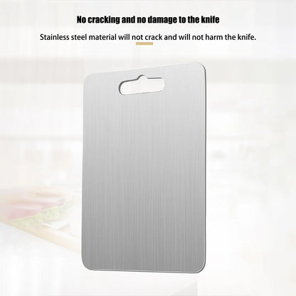 Titanium Cutting Board cutting board titanium Stainless Non Stick Chopping Board Countertop Non Slip Dishwasher Safe