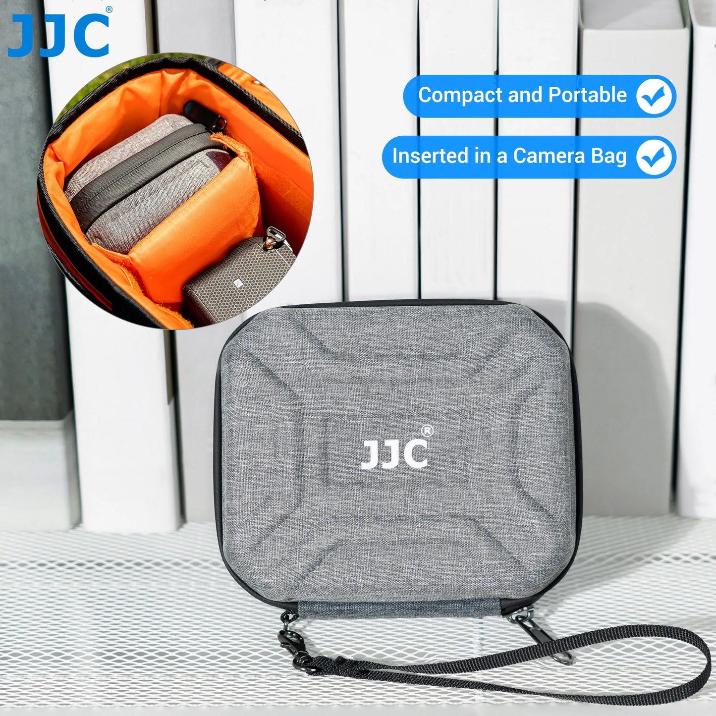 JJC-Bolsa de filtro de lente de carcasa dura, estuche de transporte para fotografía, hasta 95mm, resistente al agua, a prueba de polvo, 10 bolsillos